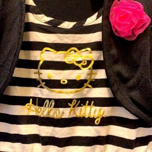 NWOT Hello Kitty Striped & Ombré dress